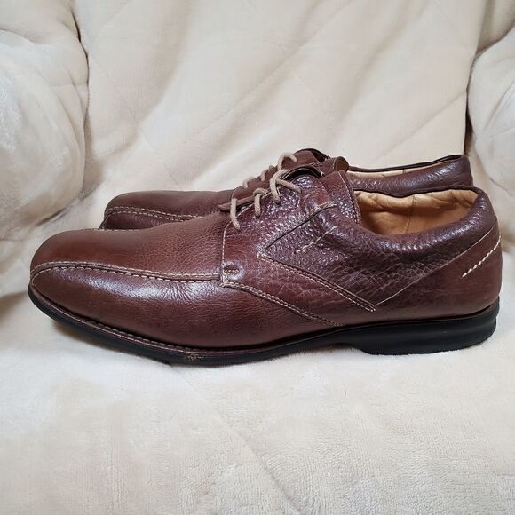 Vintage Florsheim Brown Leather Mens Oxford Shoes. Square toe. Size 13 M main image 5